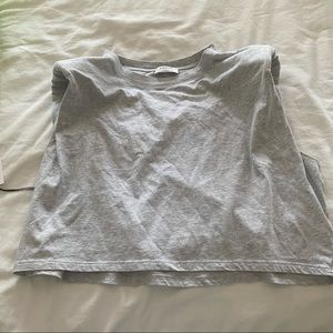 BABATON Shoulder Pad Cropped Tank